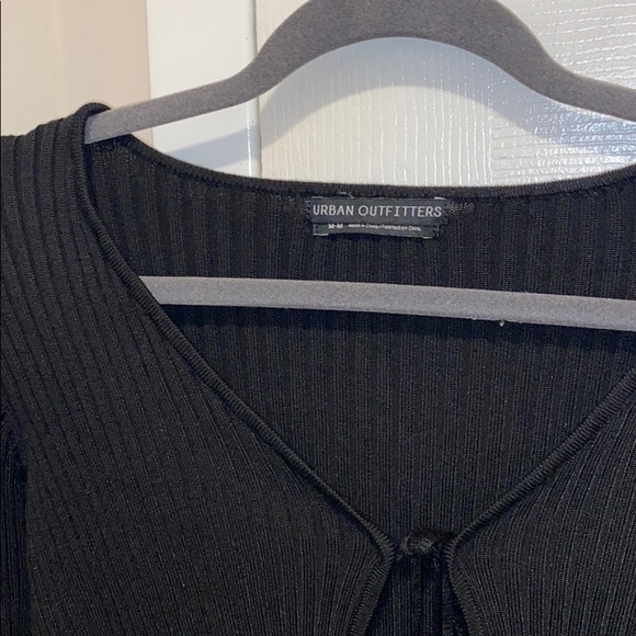 Urban Outfitters Tie Front Ribbed Top - Picture 4 of 5